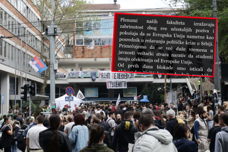 NOVE MUKE ZA BLOKADERE! Plenumaši sa Filozofskog se ograđuju od Evropske unije! (FOTO)