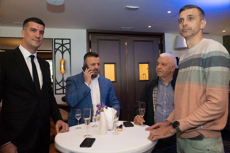 Marko Kešelj, Željko Drčelić, Igor Vujičin i Milan Dozet