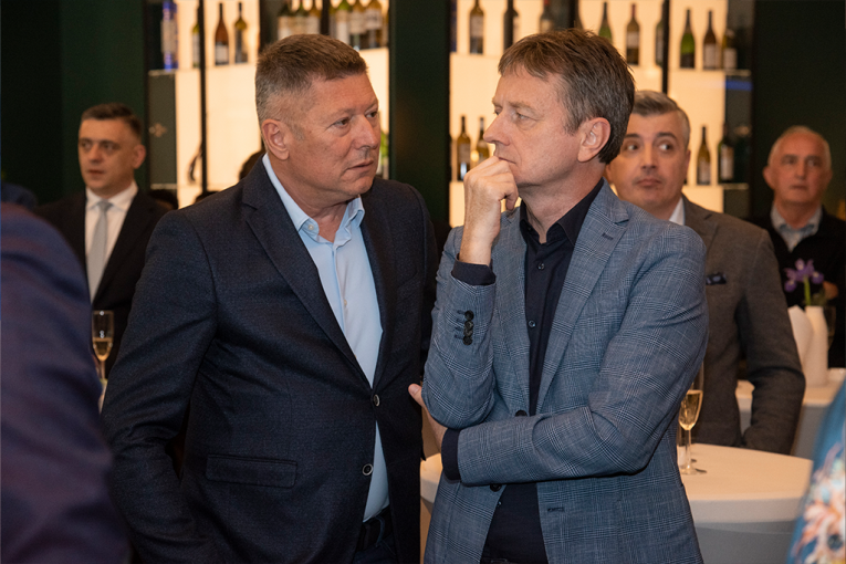 Slobodan Branković, direktor SAS, Darko Glišić, ministar za javna ulaganja