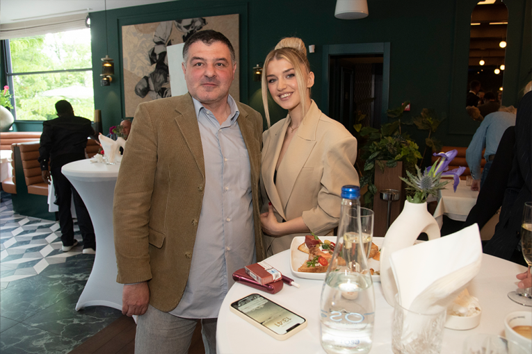 Borislav Kašanski (Srpski telegraf) i Tijana Šušljik (Sportissimo)