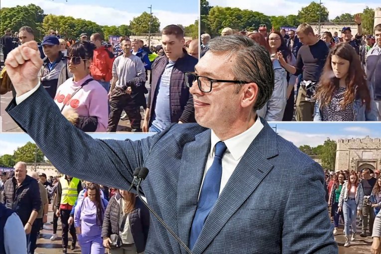 ĐORĐE DAVID PEVA NA TRGU U NIŠU! Sve više građana se okuplja na svenarodnom skupu - GRANULO SUNCE! (VIDEO)