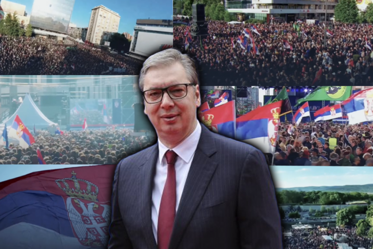 RED I RAD, A NE UCENE I BEZVLAŠĆE: Predsednik Vučuć uputio snažnu poruku posle najvećeg skupa u Nišu