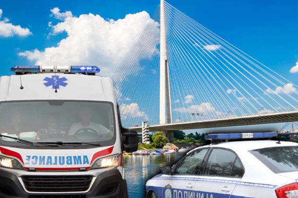 TEŽAK UDES NA MOSTU NA ADI! Kolaps u saobraćaju!