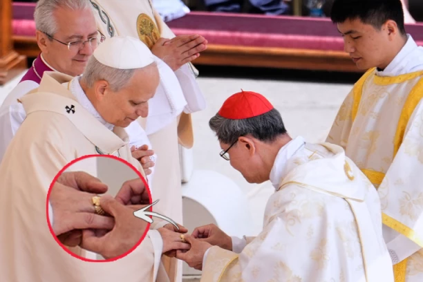 TAJNA SIMBOLIKA PRSTENA KOJI JE PAPA DOBIO: U Vatikanu svečano inaugurisan Lav XIV (VIDEO)