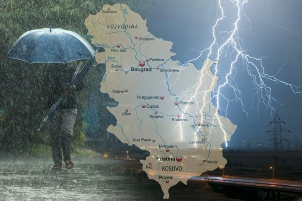 SPREMITE SE ZA HAOS! RHMZ se hitno oglasio! Pašće 30 litara kiše, OLUJA NE PRESTAJE!