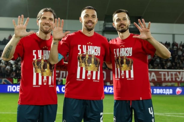 CRVENA ZVEZDA JE OSVAJAČ KUPA SRBIJE! Peta DUPLA KRUNA za crveno-bele!