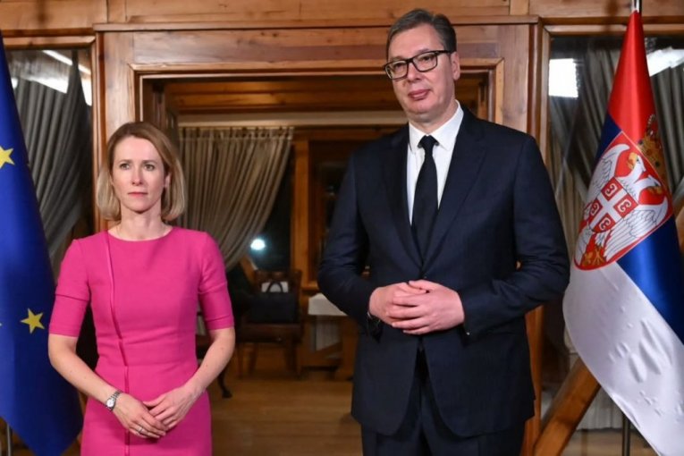 "SRBIJA OSTAJE POUZDAN PARTNER SVIMA KOJI ISKRENO TEŽE SARADNJI"! Oglasio se Vučić posle sastanka sa Kajom Kalas! (FOTO)