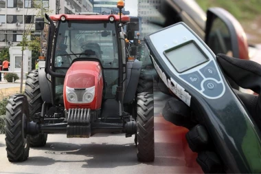 TRAKTORISTA REKORDER U PROKUPLJU! Skoro 3 promila alkohola u krvi!