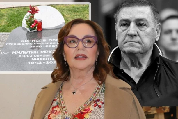 ANA BEKUTA SE SLOMILA NA GROBLJU! Posetila Mrkinu večnu kuću na njegov rođendan, pa napravila GREŠKU! (FOTO)