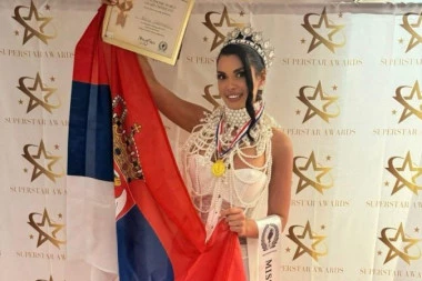 ZAVIJORILA SE SRPSKA ZASTAVA U SRCU KANA! Marija Čitaković osvojila titulu Miss Economic World 2025!