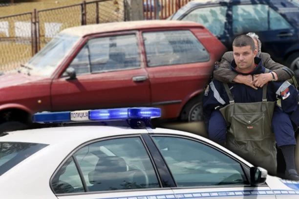 DRAMA NA AUTO-PUTU KOD HITNE POMOĆI U BEOGRADU! Muškarac zaglavljen u potopljenom vozilu, policija ga spasava! (VIDEO)