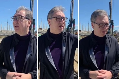 VUČIĆ OBIŠAO MESTO GDE NIČE VELELEPNI NACIONALNI STADION! "Pokušali su da unište Srbiju, uspećemo da je podignemo brže i snažnije"