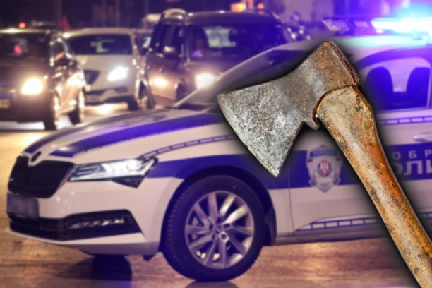 NAKON SVAĐE PRETIO MUŠKARCU SEKIROM, PA MU DEMOLIRAO AUTO! Drama kod Sopota!