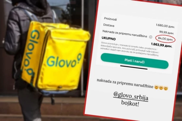 GLOVO NAPLAĆUJE ŠTO NAM STAVLJA PORUDŽBINU U KORPU? Deru korisnike novim naknadama, a niko ne zna šta tačno plaćamo!