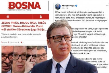 UDRUŽENE SNAGE KURTIJA I FOTELJAŠA! Jedino što im preostaje jeste da izmišljaju GNUSNE LAŽI na račun Vučića - bezuspešno! (FOTO)