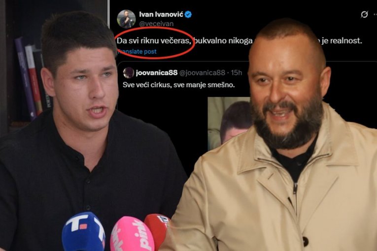 "DA SVI RIKNU VEČERAS, NIKOGA NE BI BILO BRIGA!" Jeziva objava Ivana Ivanovića o studentu Milošu Pavloviću! (VIDEO)