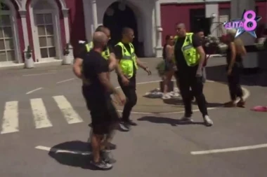 OBEZBEĐENJE OPKOLILO "ELITU": Luka nasrnuo na Bebicu, a onda je izbio OPŠTI KARAMBOL! (VIDEO)