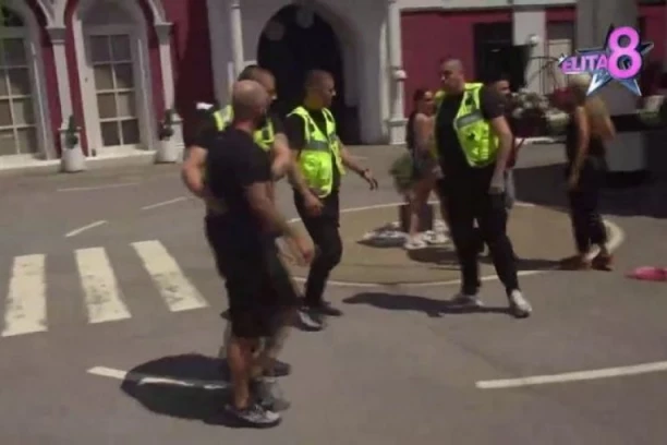 OBEZBEĐENJE OPKOLILO "ELITU": Luka nasrnuo na Bebicu, a onda je izbio OPŠTI KARAMBOL! (VIDEO)