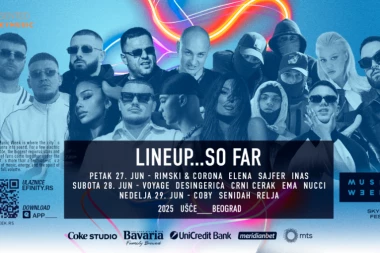 POSLEDNJE ODBROJAVANJE počinje SADA! JOŠ 4 SUBOTE do festivala Belgrade Music Week 25