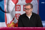"PROSEČNA PLATA BIĆE 1.174 EVRA U DECEMBRU SLEDEĆE GODINE" - Predsednik Vučić bio gost nacionalnog servisa: "SLUŽIM SAMO SVOM NARODU I SRBIJI"