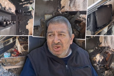 "DA NISAM SIŠAO, SIN I DECA BI MI BILI POKOJNI!" Deka Salija je u Nišu izvlačio unuke bez svesti iz kuće u plamenu! (VIDEO)