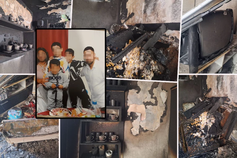 OVO SU MALIŠANI KOJI SU UMALO IZGORELI U NIŠU! Roditelji i četvoro dece iz Niša jedva preživeli požar, rođaka porodice kroz suze otkrila detalje drame: "Mislila sam da su svi mrtvi!"