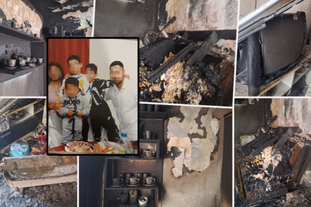 OVO SU MALIŠANI KOJI SU UMALO IZGORELI U NIŠU! Roditelji i četvoro dece iz Niša jedva preživeli požar, rođaka porodice kroz suze otkrila detalje drame: "Mislila sam da su svi mrtvi!"