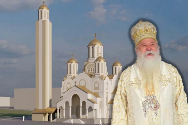 ISTORIJSKI DAN ZA SRBE U BOSNI: Mitropolit Hrizostom osveštao temelje buduće Saborne crkve u Istočnom Sarajevu – ovako će izgledati nova srpska svetinja