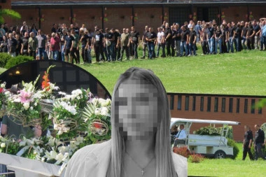 SUZE LOME TIŠINU NA GROBLJU U NOVOM SADU! Tužna povorka ispraća tragično nastradalu Tijanu do večne kuće! (FOTO/VIDEO)