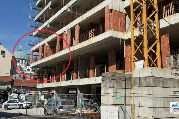 REPUBLIKA NA VRAČARU! Radnik pao sa 10 metara visine, gradilište BLOKIRANO! (FOTO, VIDEO)