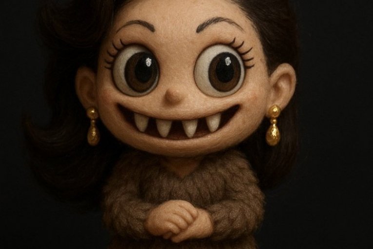 Ceca kao Labubu igračka