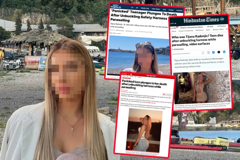 SMRT TIJANE RADONJIĆ (19) TOKOM LETA PARASEJLINGOM U BUDVI POTRESLA CEO SVET! Ovi mediji su izveštavali o tragediji, jedni se pozvali na Republiku! (FOTO)