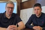 NJEGOV ZLOČIN JE ŠTO JE PIO KISELU VODU! Vučić sa Milošem Pavlovićem nakon sinoćnog napada: DRŽAVA ĆE REAGOVATI (VIDEO)