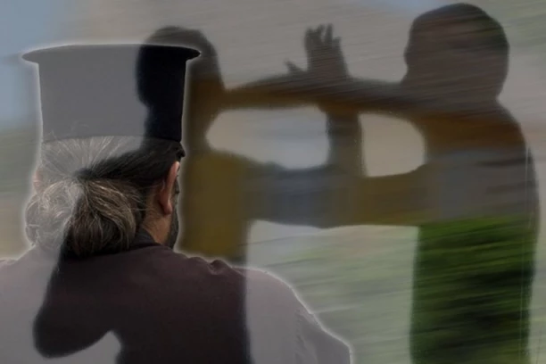 NAPADNUT PRAVOSLAVNI SVEŠTENIK! Nasrnuli na njega pred maloletnom decom! NI MANTIJA IH NIJE ZAUSTAVILA U NAMERI! (VIDEO)