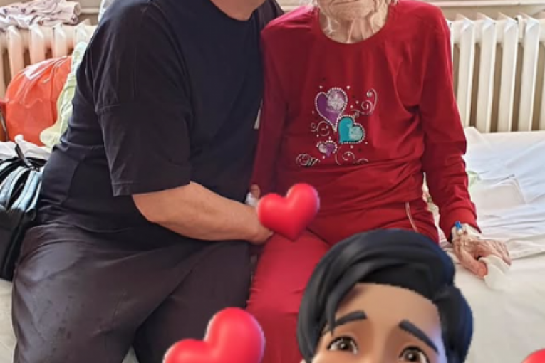 Milan Milošević sa mamom