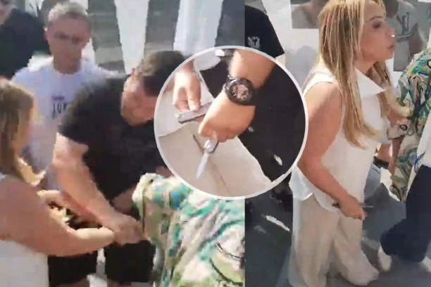 POSLANICA MIROSLAVA ALEKSIĆA IZVUKLA NOŽ ISPRED SKUPŠTINE! Hoće krvoproliće - oružjem na mladost! (VIDEO)