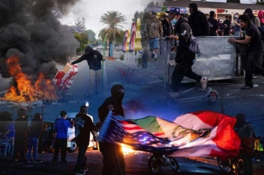 "TRAMP ŽELI SPEKTAKL": Guverner Kalifornije opleo po predsedniku SAD zbog dovođenja GARDE, Los Anđeles tone u BEZAKONJE! (VIDEO)