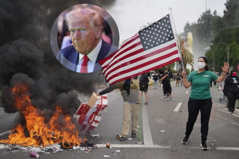HAOS U AMERICI! Los Anđeles pogodio zemljotres tokom nereda, raspoređena nacionalna garda, oglasio se Tramp!