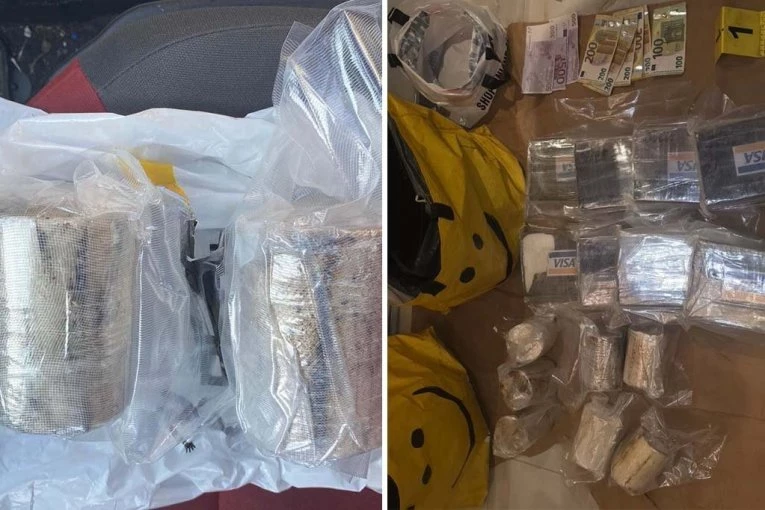 OGLASIO SE MUP! Dileri uhapšeni tokom primopredaje u Beogradu! OVO JE KOKAIN VREDAN VIŠE OD MILION EVRA! (FOTO)