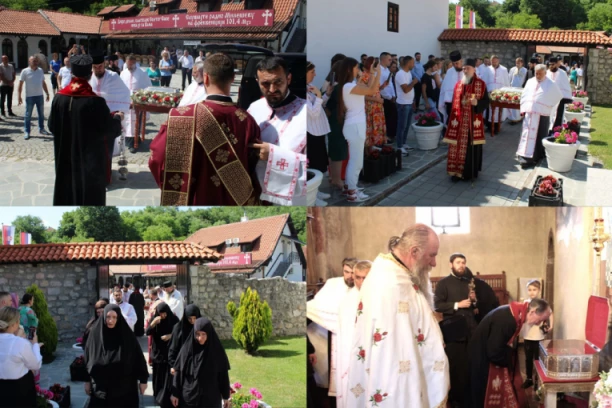 SVEČANI DOČEK RUKE SVETOG SAVE U MILEŠEVI: Svetinja vraćena u svoj duhovni dom
