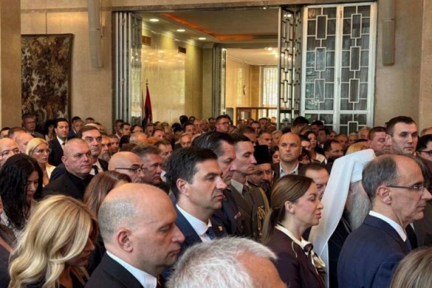 Dalibor Marković na prijemu u ambasadi Rusije u Beogradu povodom obeležavanja Dana Rusije