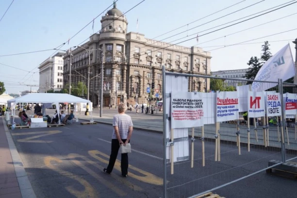 SEDAM DANA IŽIVLJAVANJA NAD BEOGRAĐANIMA! Ni danas nećete moći Nemanjinom i Kneza Miloša, BLOKADERI NASTAVLJAJU DA TERORIŠU CEO GRAD!