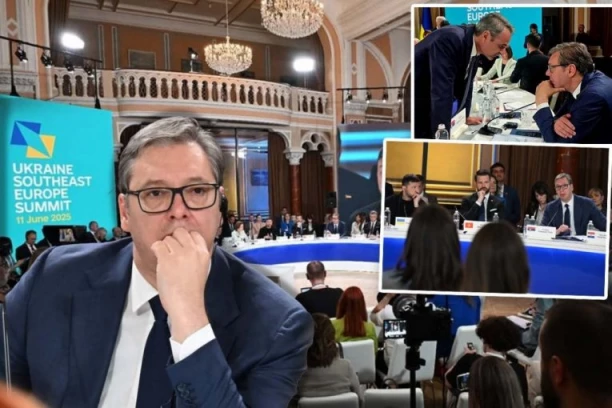 "SNAŽNO SAM SE ZALOŽIO DA SE GLAS DIPLOMATIJE ŠTO GLASNIJE ČUJE" Predsednik Vučić se oglasio sa samita Ukrajina - Jugoistočna Evropa (FOTO)