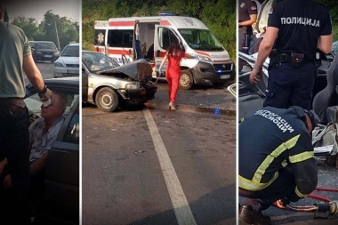 "IZELETEO SAM IZ AUTOMOBILA DA POMOGNEM POVREĐENIMA" Očevidac saobraćajke kod Obrenovca u šoku: ODJEDNOM JE ULETEO U SUPROTNU TRAKU... (FOTO)