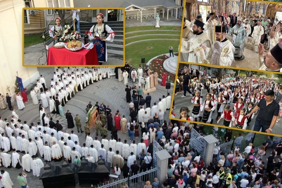 POGLEDAJTE KAKO JE PRVA VAROŠ SRBIJE PROSLAVILA SVOJU SLAVU: Veličanstvena litija i sabranje na obali Save (FOTO)