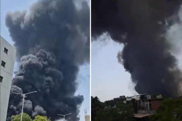 NOVI DRAMATIČAN SNIMAK! Pao avion sa 242 putnika! Boing leteo ka Londonu, srušio se na stambene zgrade! NE ZNA SE DA LI IMA PREŽIVELIH! (VIDEO)