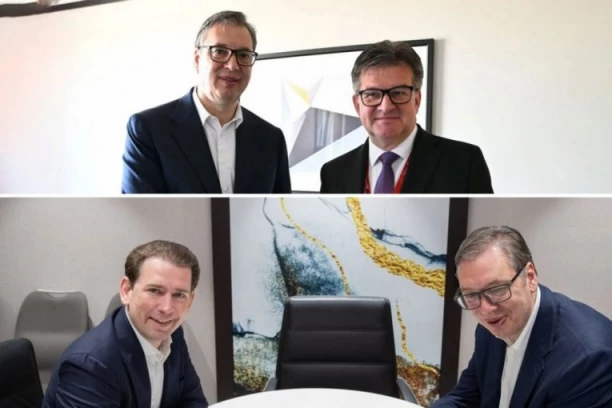 VUČIĆ SE OGLASIO NAKON SASTANKA SA KURCOM I LAJČAKOM: Fokusirali smo se na izazove sa kojima se suočava Evropa