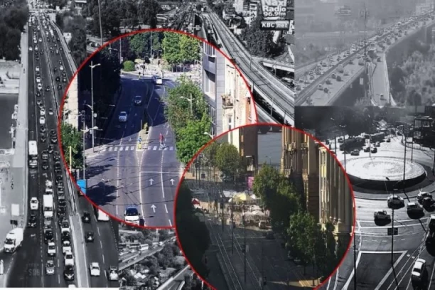 BLOKADERI NASTAVLJAJU SA TEROROM! Ogromne gužve u saobraćaju na ulicama Beograda zbog hira šake ljudi na raskrsnici Kneza Miloša i Nemanjine (FOTO)