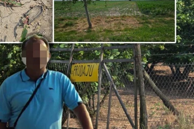 OVO JE NJIVA NA KOJOJ JE UBIJEN ZVONKO! Direktoru zadruge monstrum odsekao pola glave i obe ruke, pa se ubio na groblju! (FOTO, VIDEO)