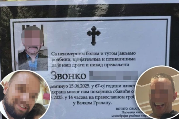 UBICA JE IMAO PAPIR DA JE LUD! Sinovi ubijenog Zvonka otkrili detalje o monstrumu iz Gračca: Krio se u  kanalu, njegova žena je saučesnik!